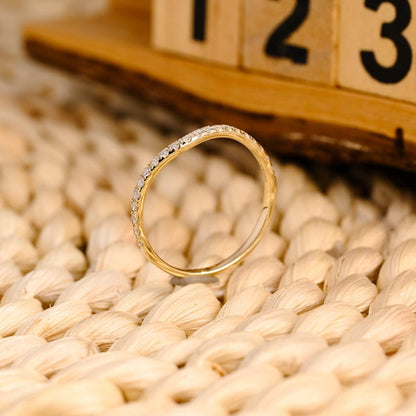 Marquise Cut Cluster Styled Lab Grown Wedding Band