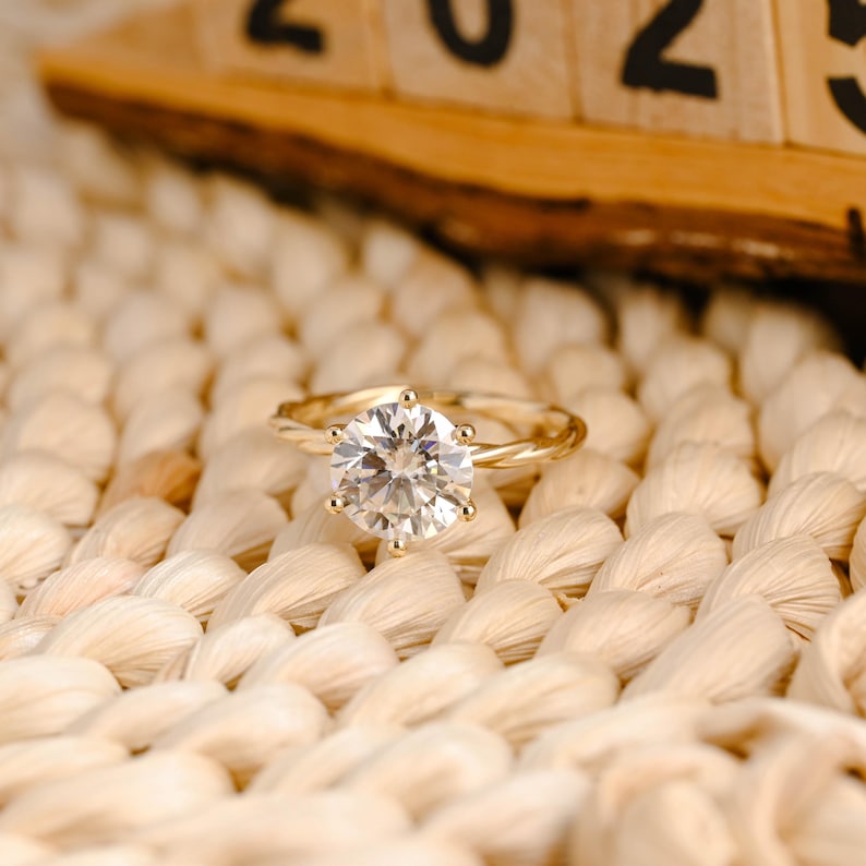 Marquise Cut Cluster Styled Lab Grown Diamond Engagement Ring