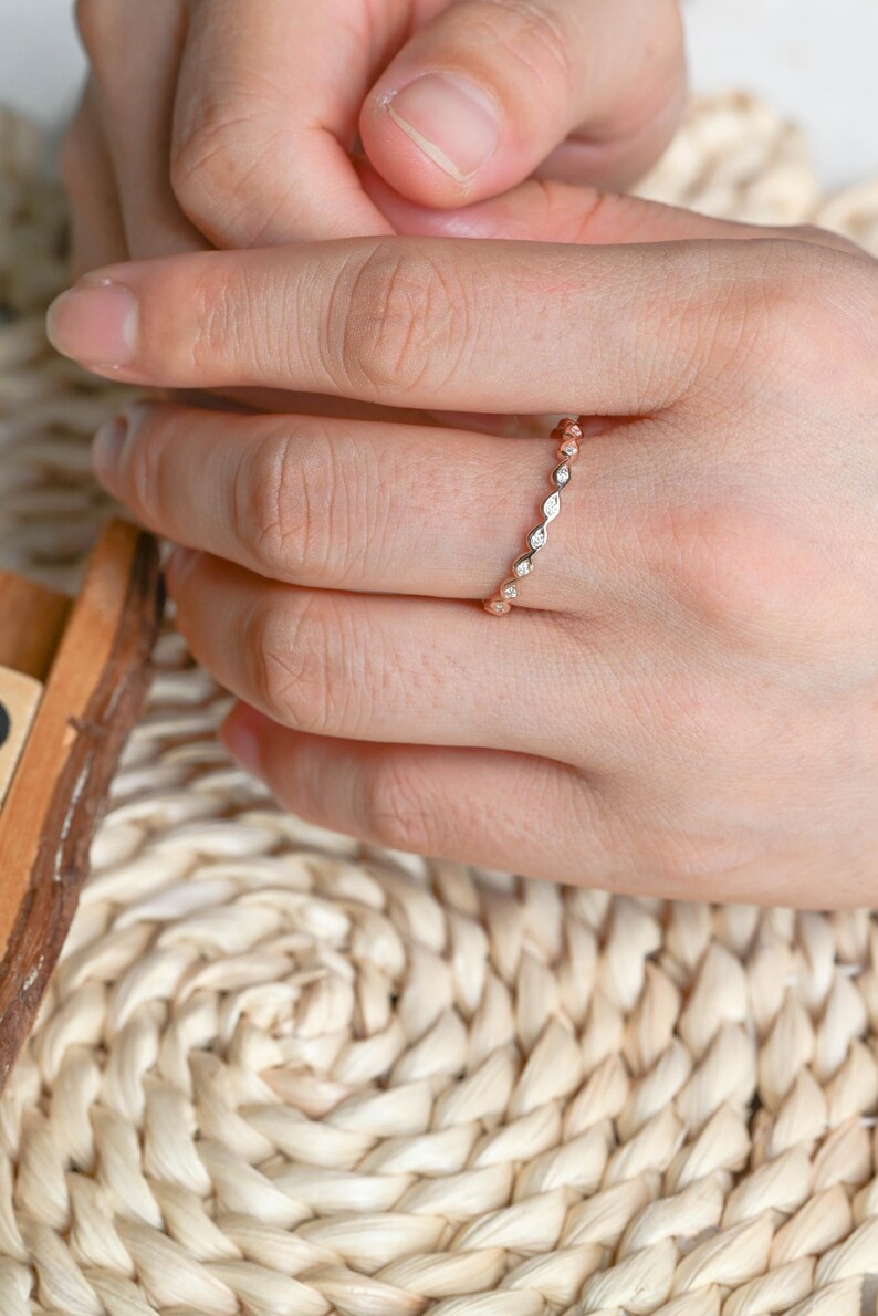 Marquise Cut Cluster Styled Lab Grown Wedding Band