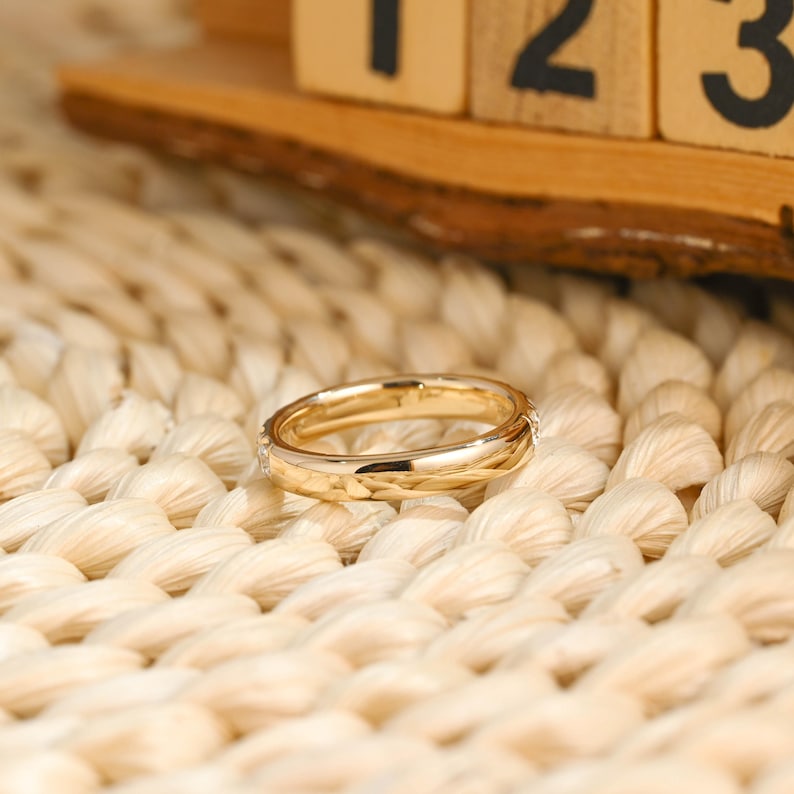 Marquise Cut Cluster Styled Lab Grown Wedding Band