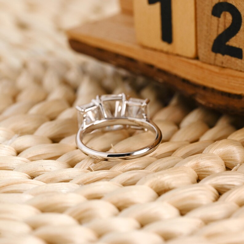 Marquise Cut Cluster Styled Lab Grown Diamond Engagement Ring