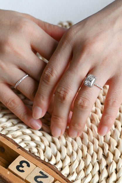 Marquise Cut Cluster Styled Lab Grown Diamond Bridal Ring Set