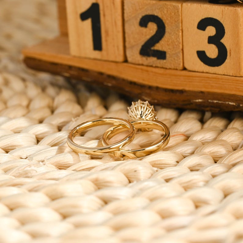 Marquise Cut Cluster Styled Lab Grown Diamond Bridal Ring Set