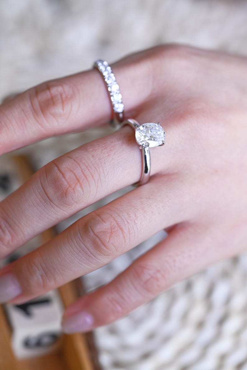 Marquise Cut Cluster Styled Lab Grown Diamond Bridal Ring Set