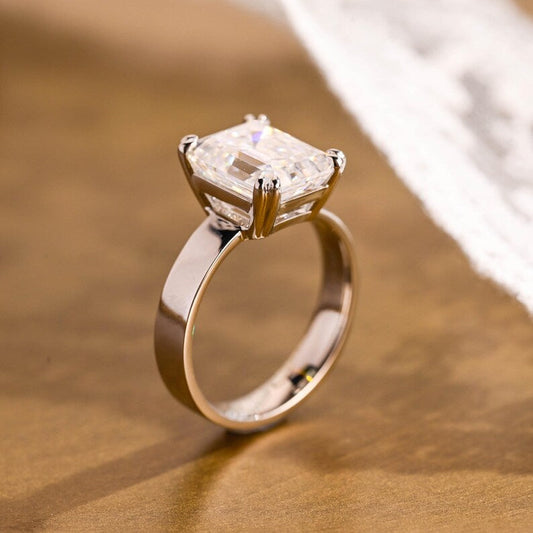 Marquise Cut Cluster Styled Lab Grown Diamond Engagement Ring