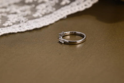Marquise Cut Cluster Styled Lab Grown Wedding Band