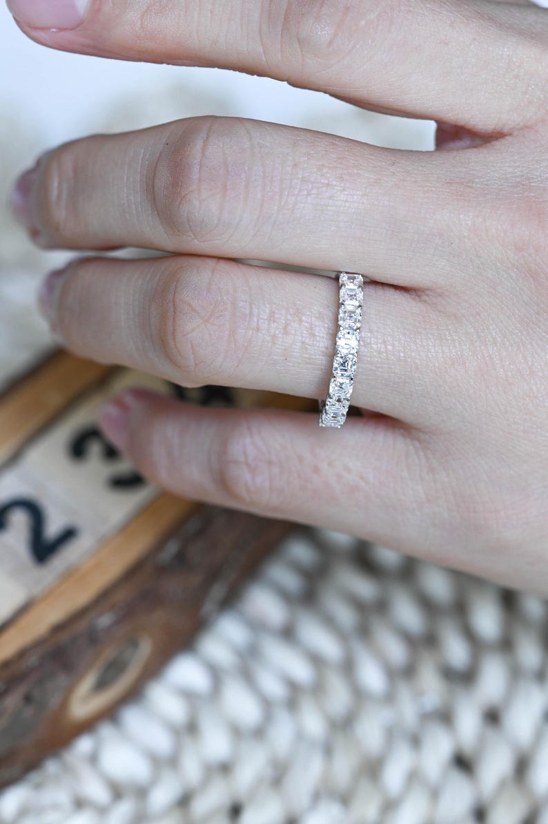 Marquise Cut Cluster Styled Lab Grown Wedding Band