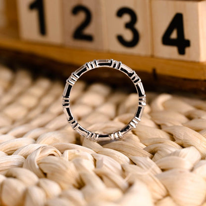 Marquise Cut Cluster Styled Lab Grown Wedding Band