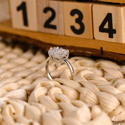Marquise Cut Cluster Styled Lab Grown Diamond Engagement Ring
