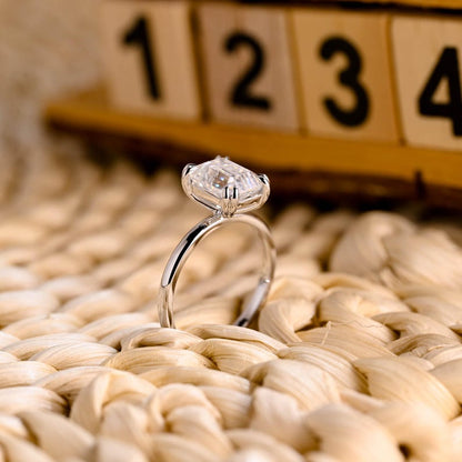 Marquise Cut Cluster Styled Lab Grown Diamond Engagement Ring