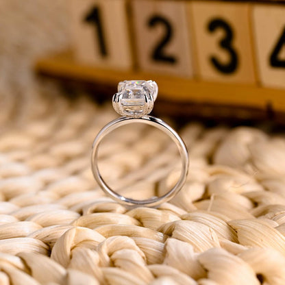 Marquise Cut Cluster Styled Lab Grown Diamond Engagement Ring
