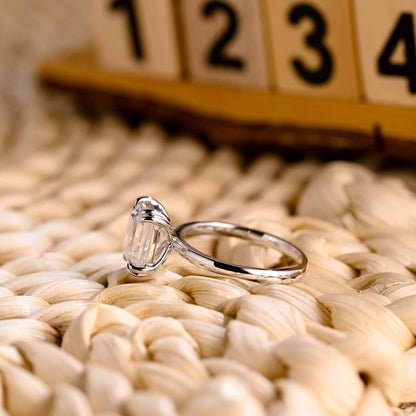 Marquise Cut Cluster Styled Lab Grown Diamond Engagement Ring