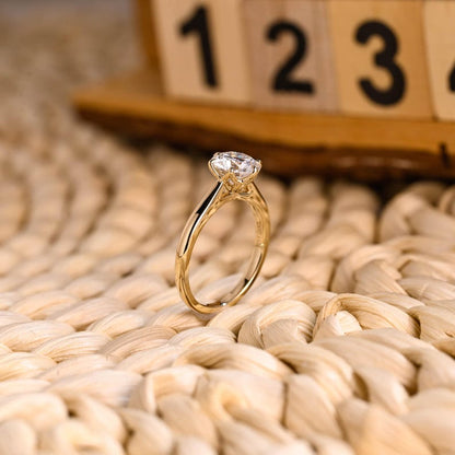 Marquise Cut Cluster Styled Lab Grown Diamond Engagement Ring