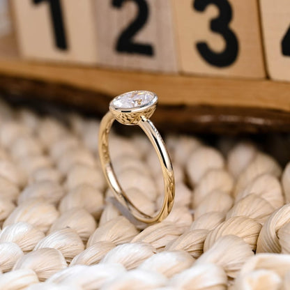 Marquise Cut Cluster Styled Lab Grown Diamond Engagement Ring