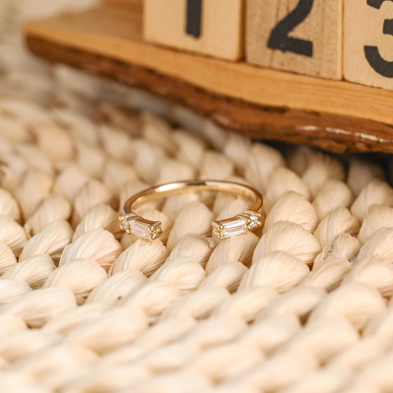Marquise Cut Cluster Styled Lab Grown Wedding Band