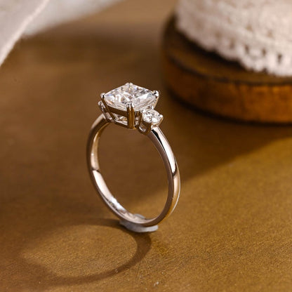 Marquise Cut Cluster Styled Lab Grown Diamond Engagement Ring