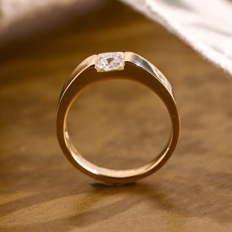 Marquise Cut Cluster Styled Lab Grown Diamond Engagement Ring
