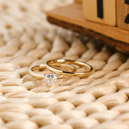 Marquise Cut Cluster Styled Lab Grown Diamond Bridal Ring Set