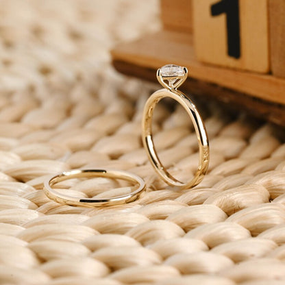 Marquise Cut Cluster Styled Lab Grown Diamond Bridal Ring Set