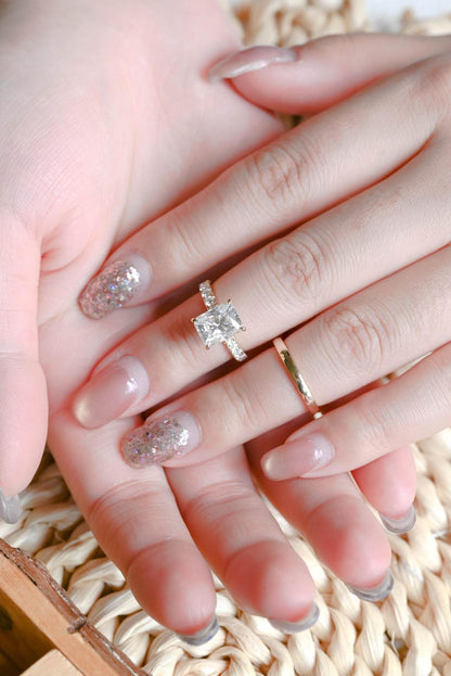 Marquise Cut Cluster Styled Lab Grown Diamond Bridal Ring Set