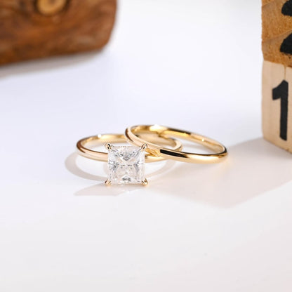 Marquise Cut Cluster Styled Lab Grown Diamond Bridal Ring Set
