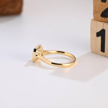 Marquise Cut Cluster Styled Lab Grown Diamond Engagement Ring