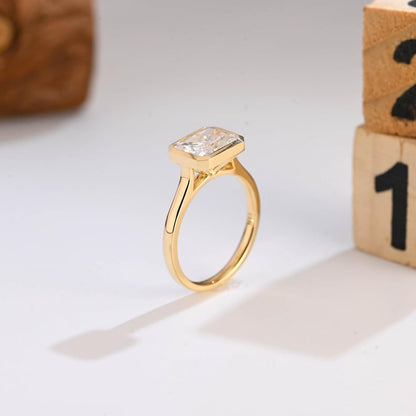 Marquise Cut Cluster Styled Lab Grown Diamond Engagement Ring