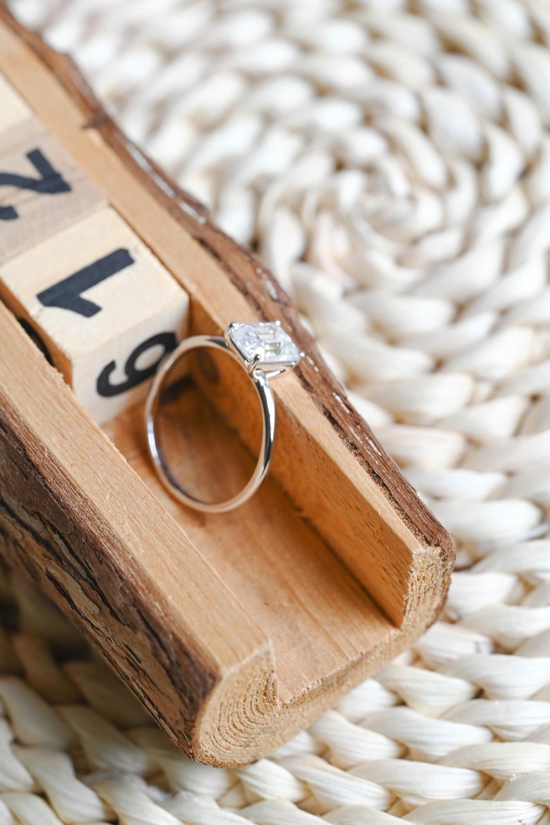 Marquise Cut Cluster Styled Lab Grown Diamond Engagement Ring