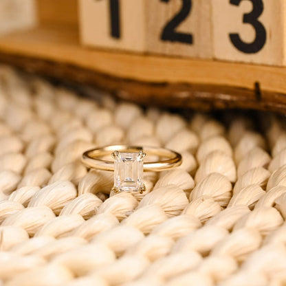 Marquise Cut Cluster Styled Lab Grown Diamond Engagement Ring