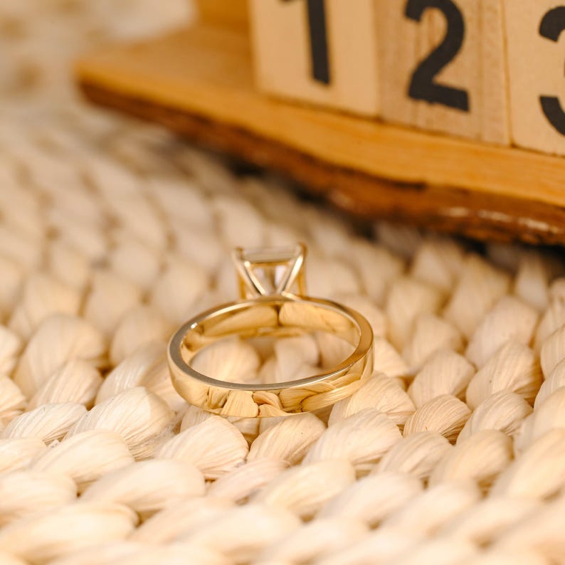 Marquise Cut Cluster Styled Lab Grown Diamond Engagement Ring