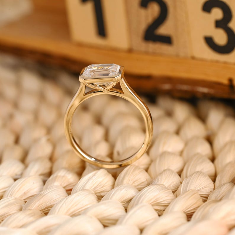 Marquise Cut Cluster Styled Lab Grown Diamond Engagement Ring