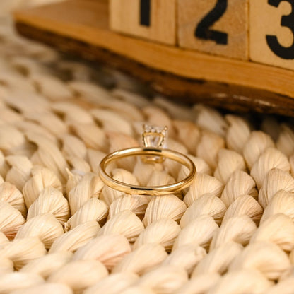 Marquise Cut Cluster Styled Lab Grown Diamond Engagement Ring