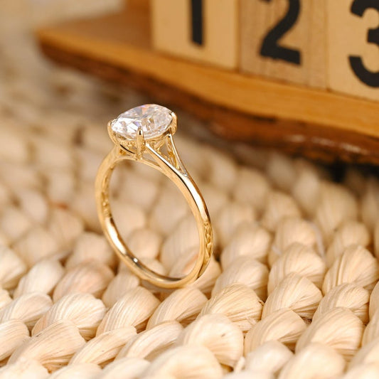 Marquise Cut Cluster Styled Lab Grown Diamond Engagement Ring