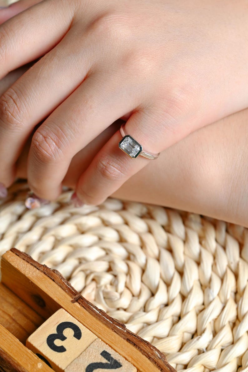 Marquise Cut Cluster Styled Lab Grown Diamond Engagement Ring