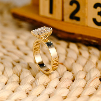 Marquise Cut Cluster Styled Lab Grown Diamond Engagement Ring