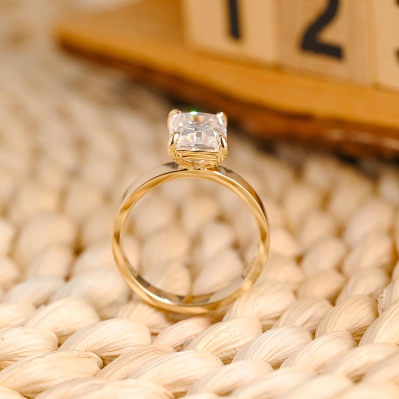 Marquise Cut Cluster Styled Lab Grown Diamond Engagement Ring