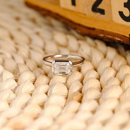 Marquise Cut Cluster Styled Lab Grown Diamond Engagement Ring