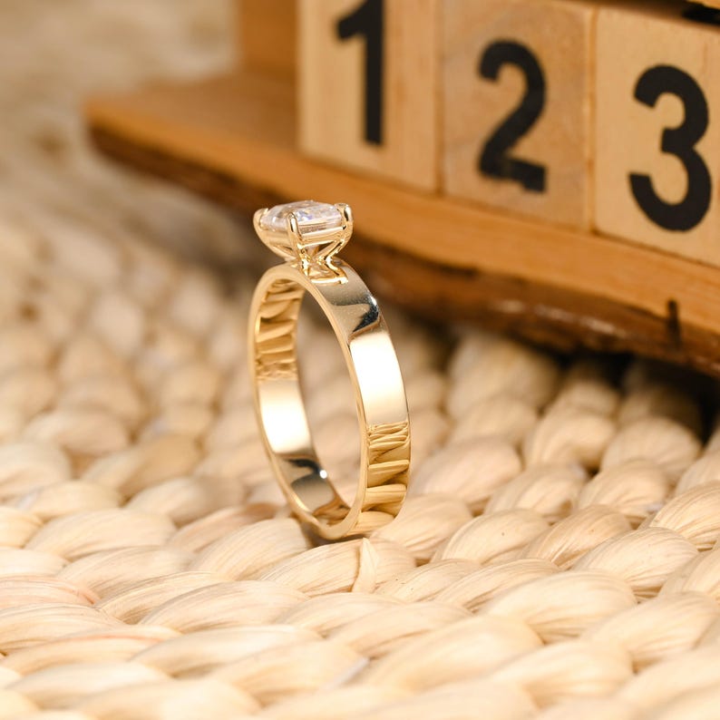 Marquise Cut Cluster Styled Lab Grown Diamond Engagement Ring