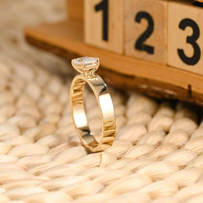 Marquise Cut Cluster Styled Lab Grown Diamond Engagement Ring