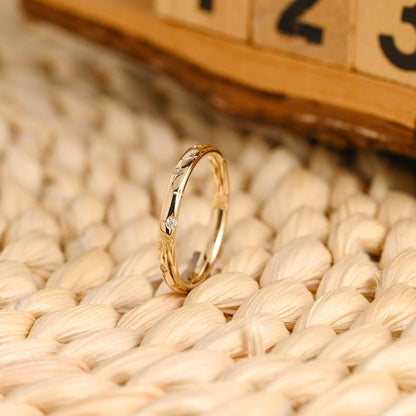 Marquise Cut Cluster Styled Lab Grown Wedding Band