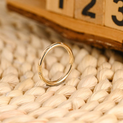 Marquise Cut Cluster Styled Lab Grown Wedding Band