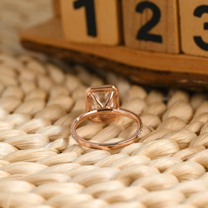 Marquise Cut Cluster Styled Lab Grown Diamond Engagement Ring