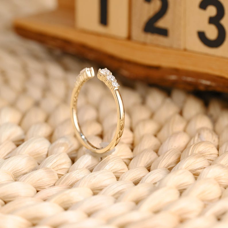 Marquise Cut Cluster Styled Lab Grown Wedding Band