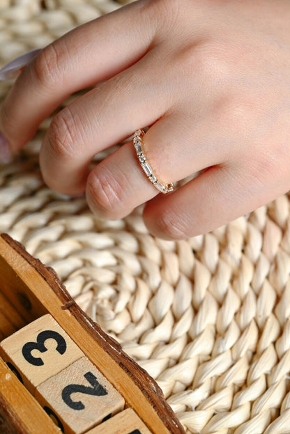 Marquise Cut Cluster Styled Lab Grown Wedding Band