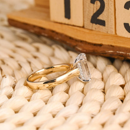 Marquise Cut Cluster Styled Lab Grown Diamond Engagement Ring