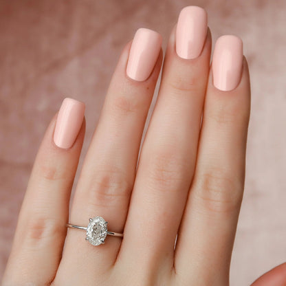 Marquise Cut Cluster Styled Lab Grown Bridal Ring Set