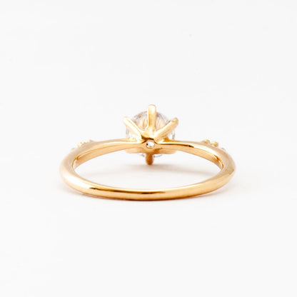 2 CT Round Three Stones Lab Grown Diamond Engagement Ring