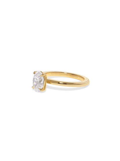 2 CT Round Three Stones Lab Grown Diamond Engagement Ring