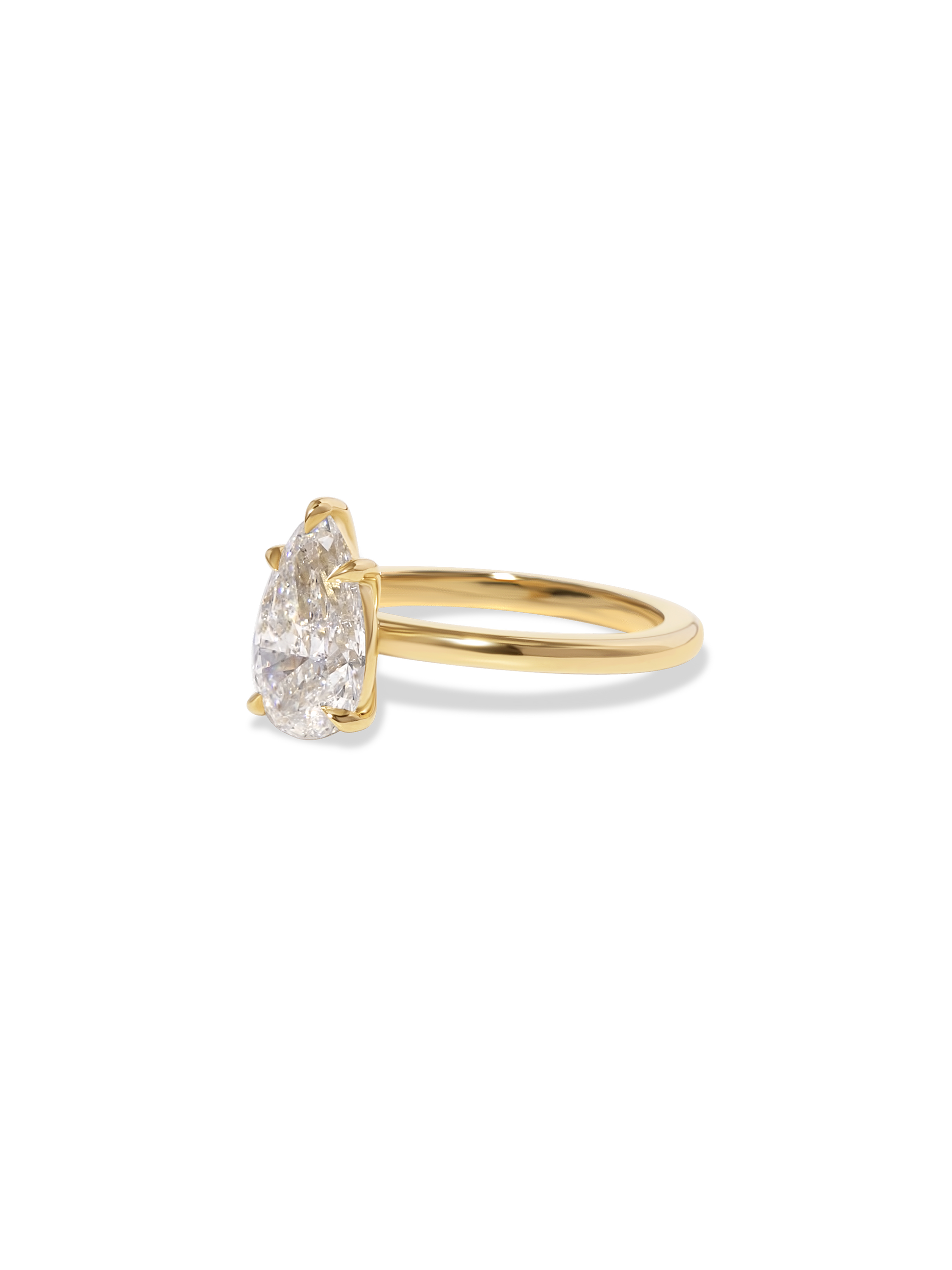 2 CT Round Three Stones Lab Grown Diamond Engagement Ring
