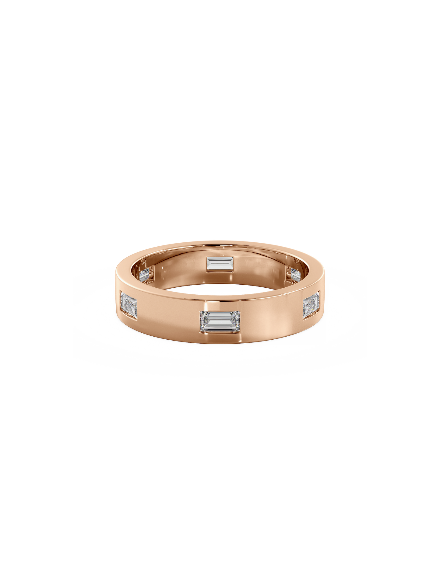 0.37 CT Round Full Eternity Lab Grown Diamond Wedding Band